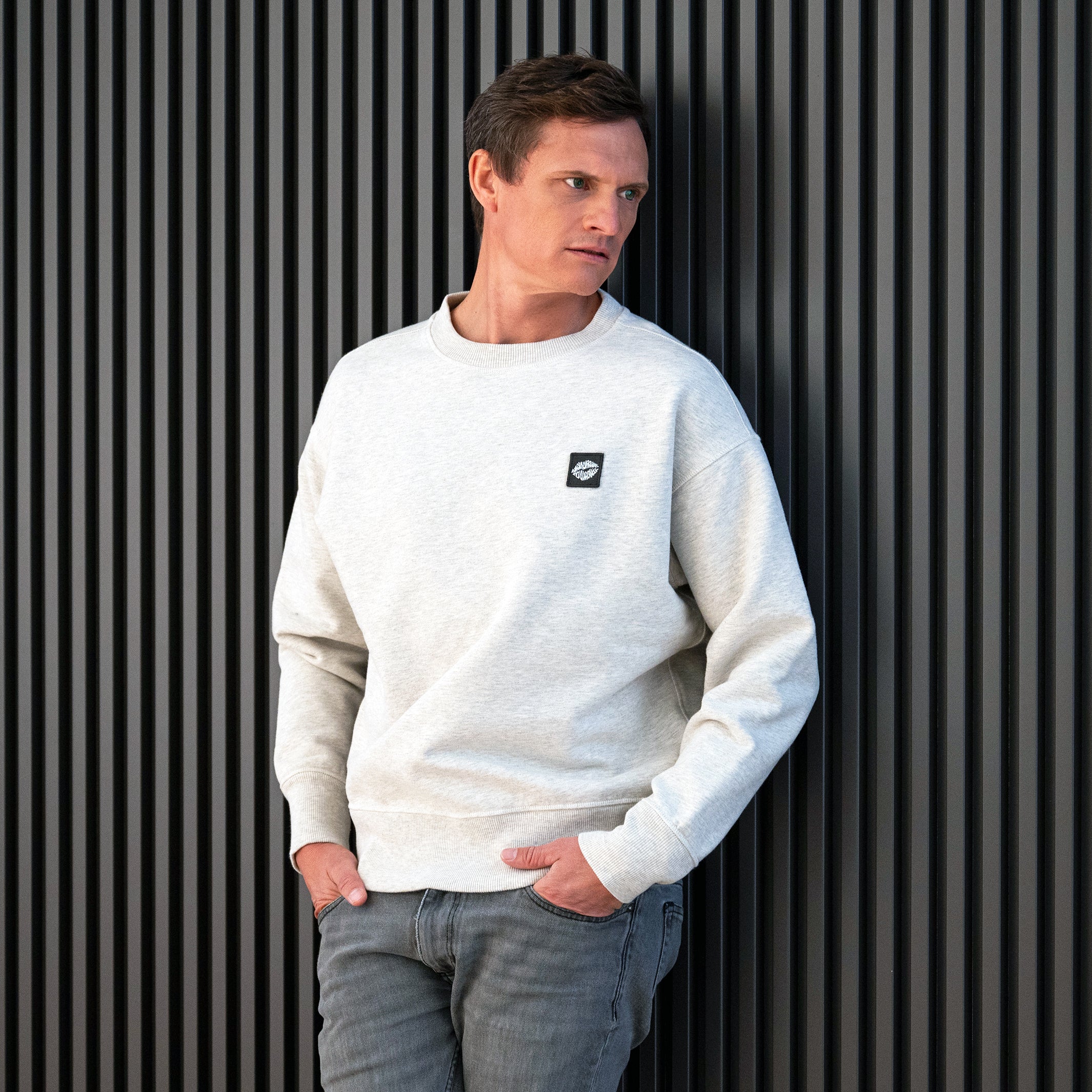新品 newjeans ADOR SWEATSHIRT MELANGE GREY NewJeans - ADOR - Sweatshirt – Harumio
