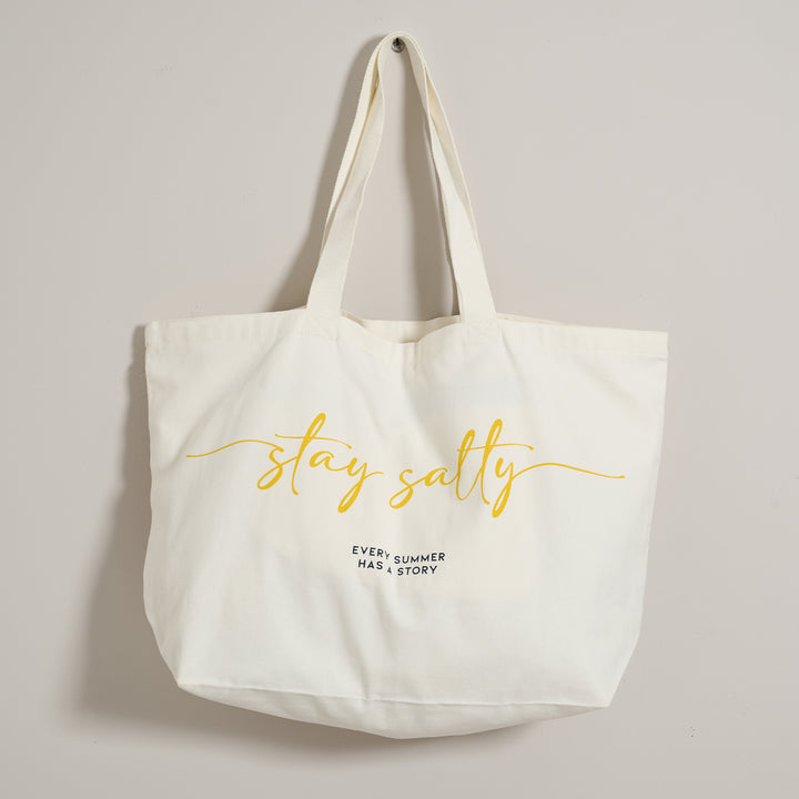 AZL BAG: STAY SALTY, IVORY ❍ Print