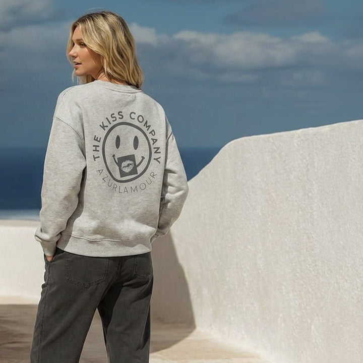 Sweatshirt: AZL Icon · Grey Melange | Grey Print