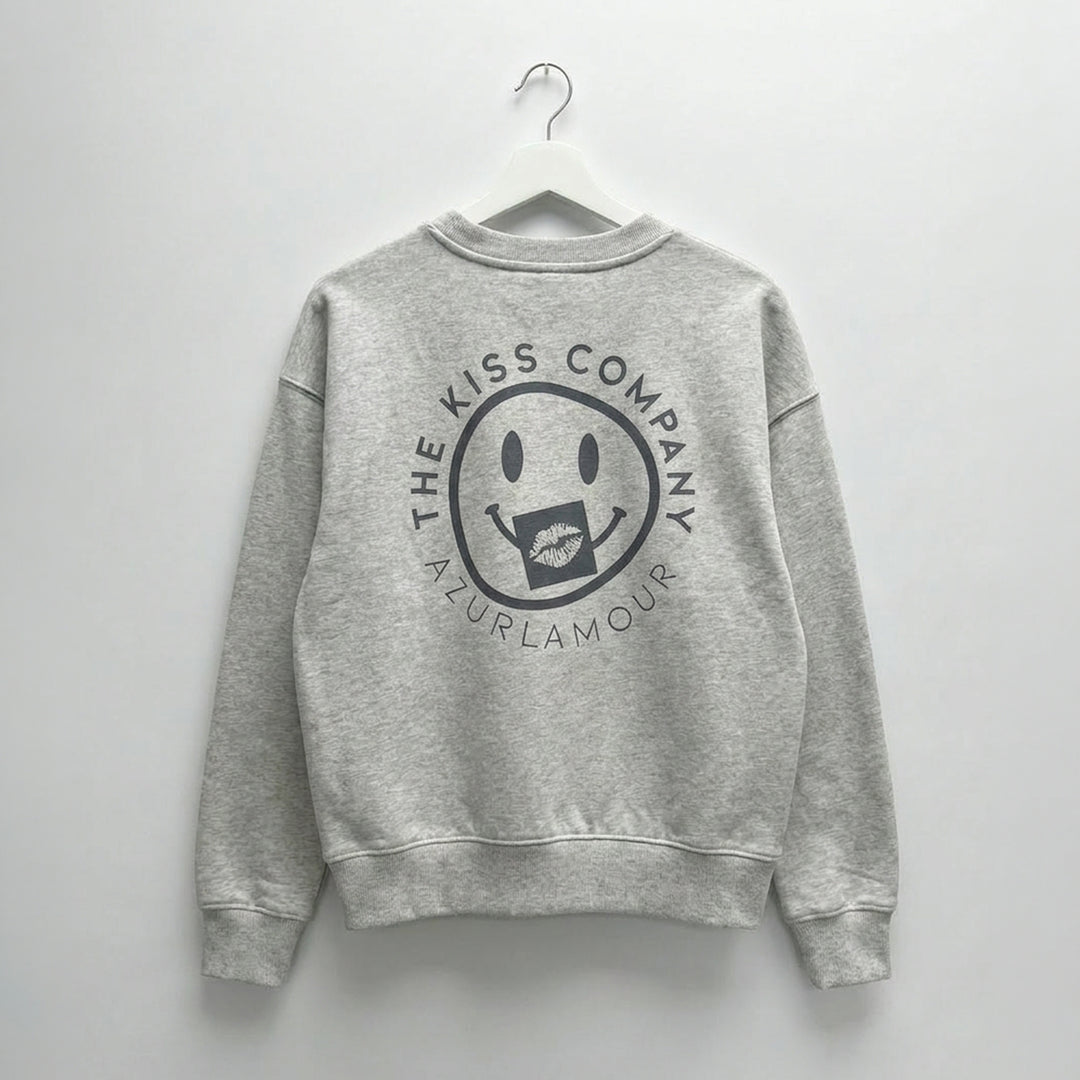 Sweatshirt: AZL Icon · Grey Melange | Grey Print