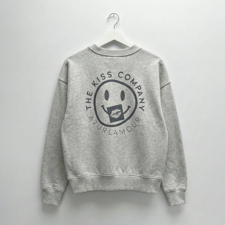 Sweatshirt: AZL Icon · Grey Melange | Grey Print