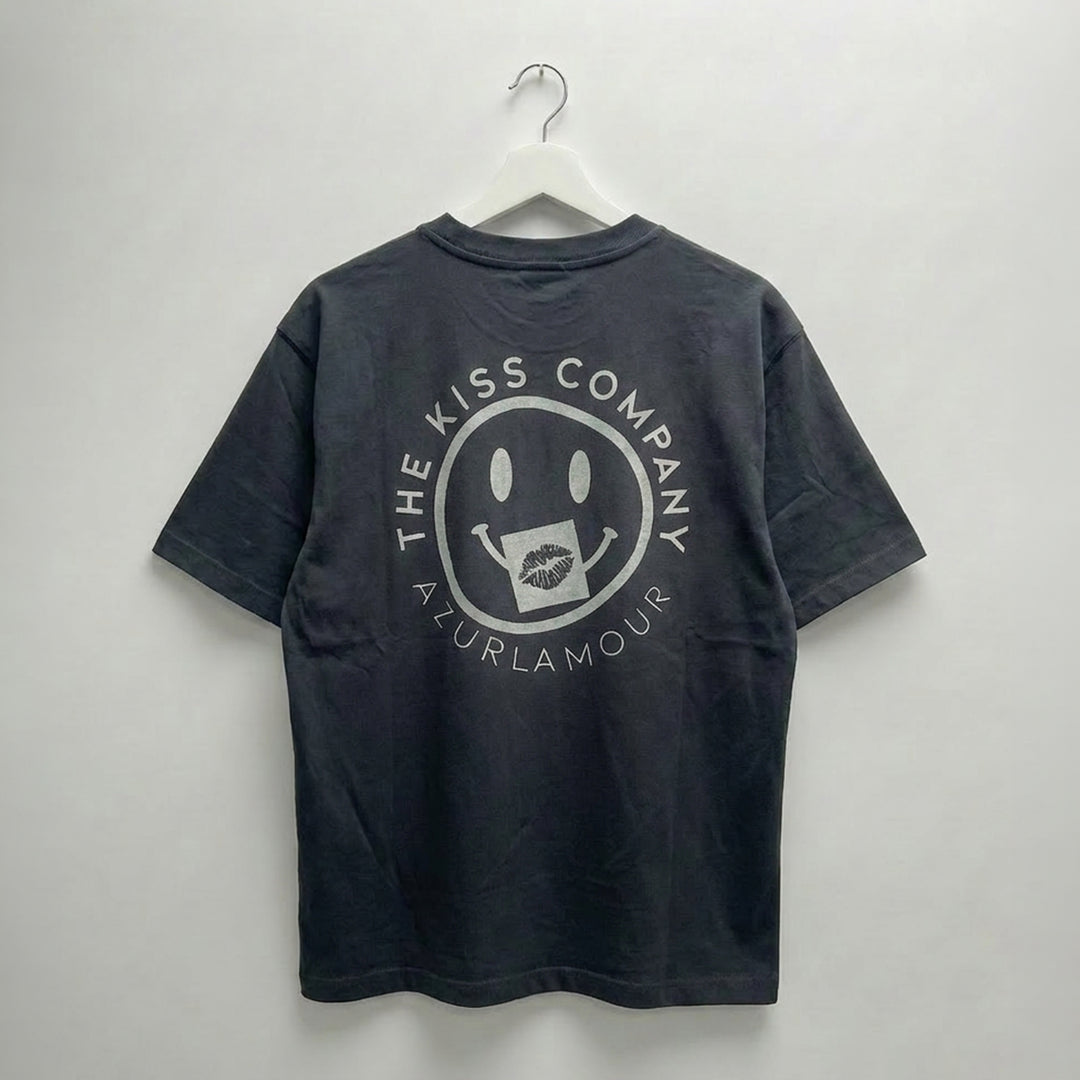 T-Shirt: THE KISS COMPANY · Phantom · Oversized ⚥ | Print Grey