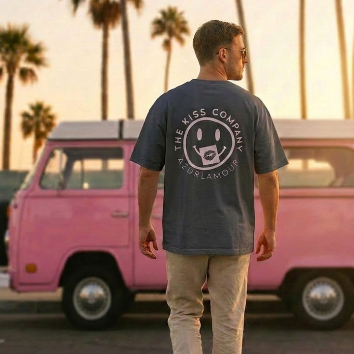 T-Shirt: THE KISS COMPANY · Phantom · Oversized ⚥ | Print Rose