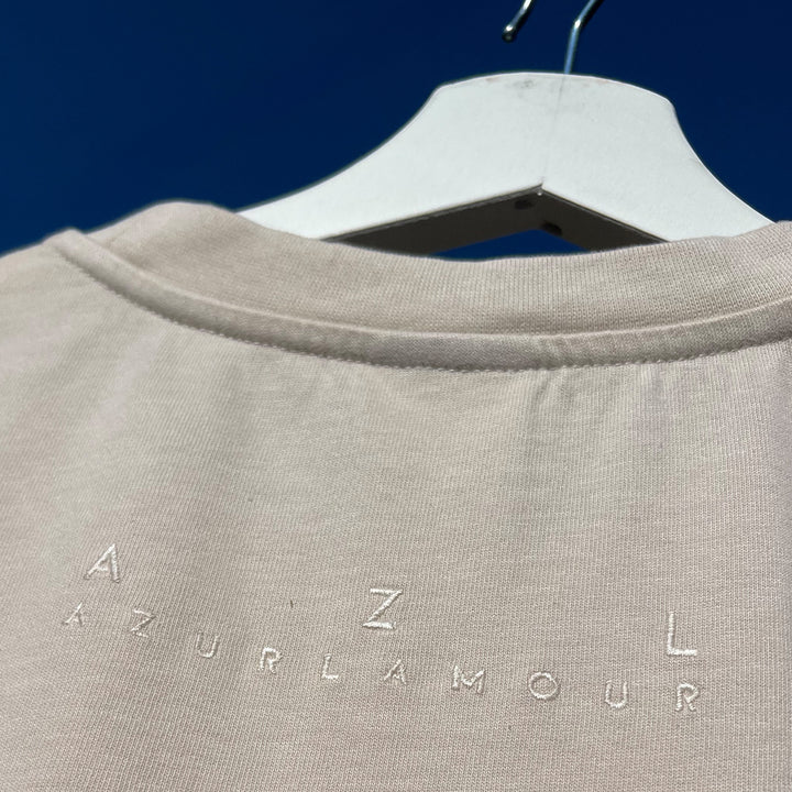 T-Shirt: BREEZE – Neon Orange · Oversized ⚥ | Whitecap Grey