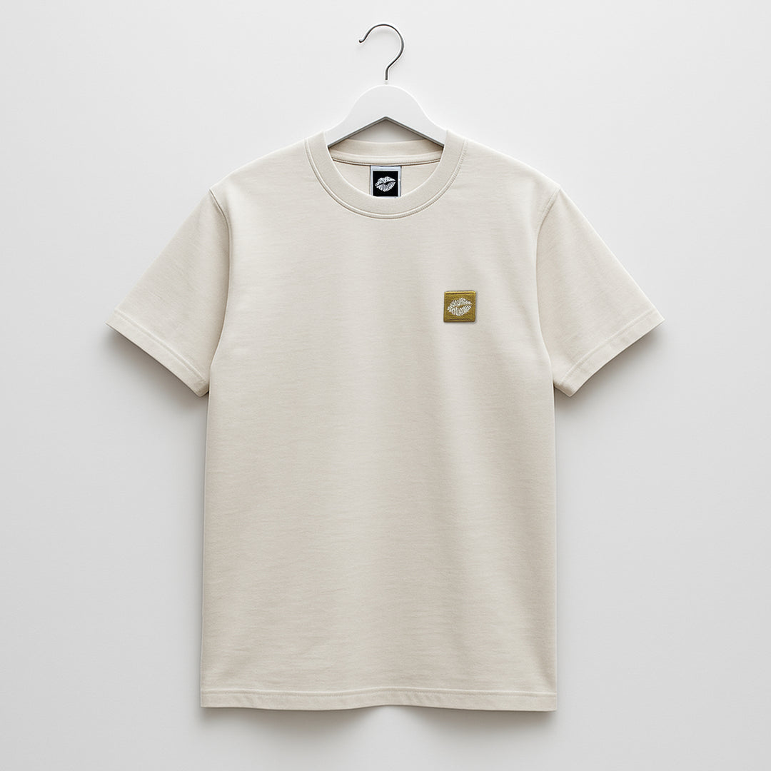 T-Shirt: AZL Icon · Pistachio · Regular ⚥ | Cream