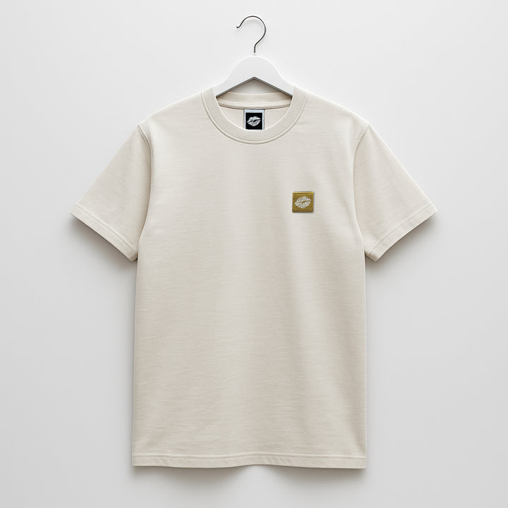 T-Shirt: AZL Icon · Pistachio · Regular ⚥ | Cream
