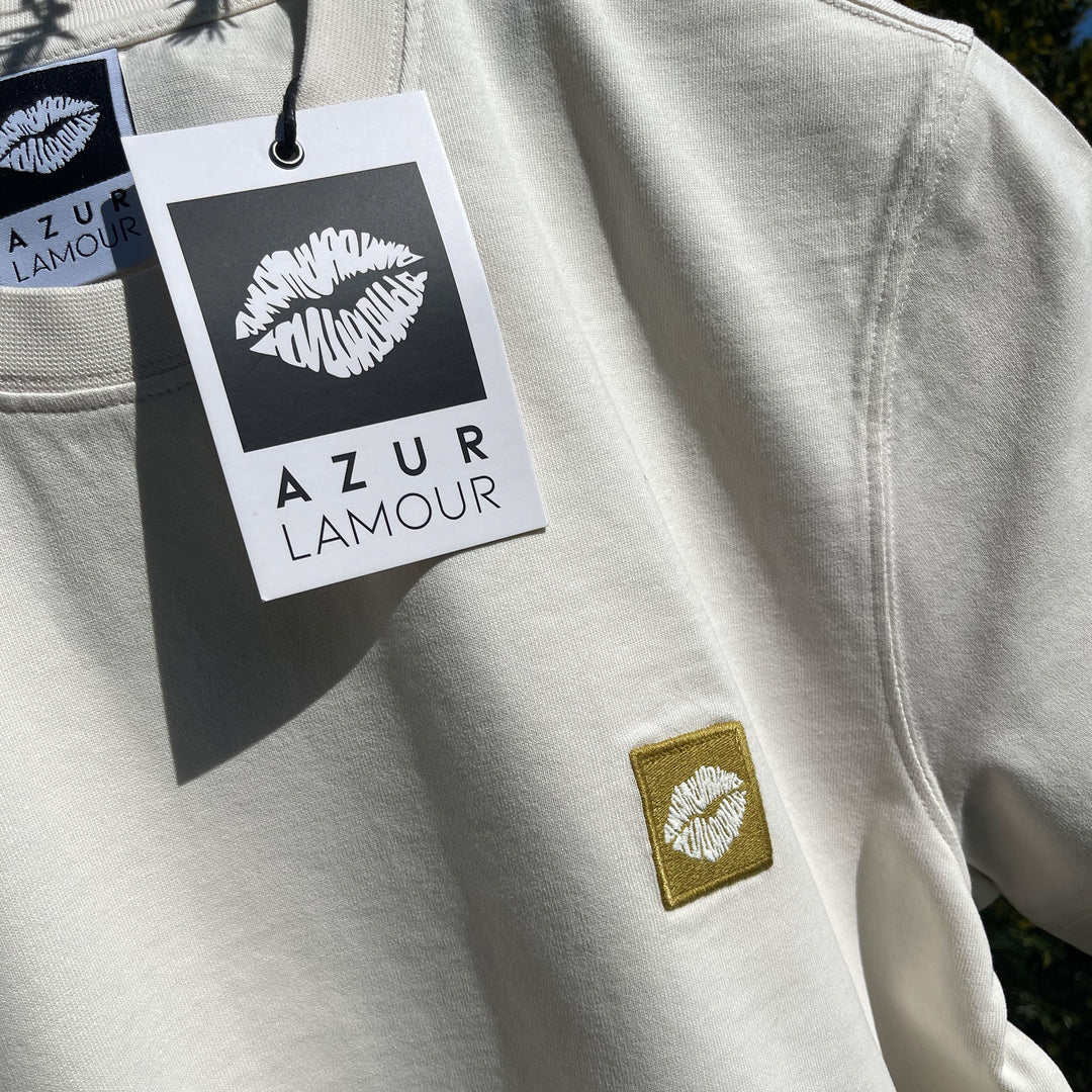 T-Shirt: AZL Icon · Pistachio · Regular ⚥ | Cream