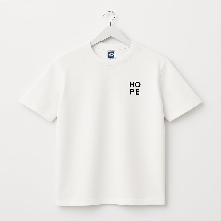 T-Shirt: HOPE – Dark Navy · Oversized ⚥ | Cream