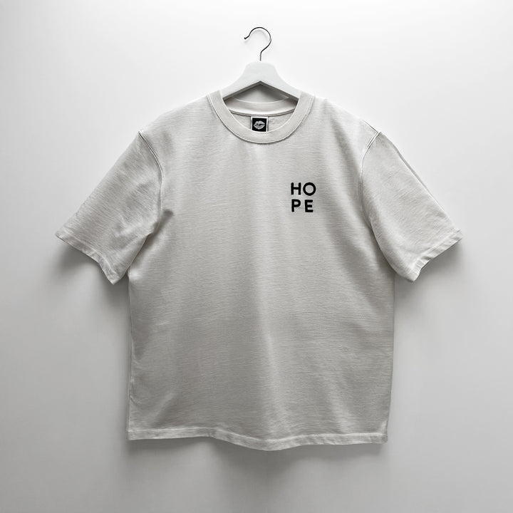 T-Shirt: HOPE – Dark Navy · Oversized ⚥ | Cream