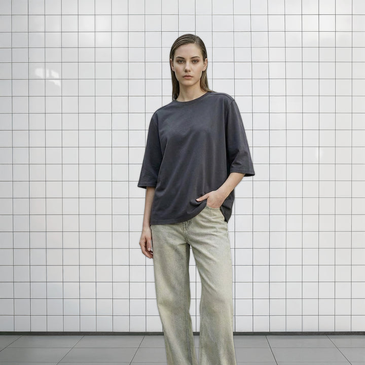 T-Shirt: Pure Unisex · Oversized | Vintage Black