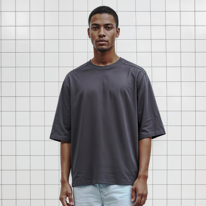 T-Shirt: Pure Unisex · Oversized | Vintage Black