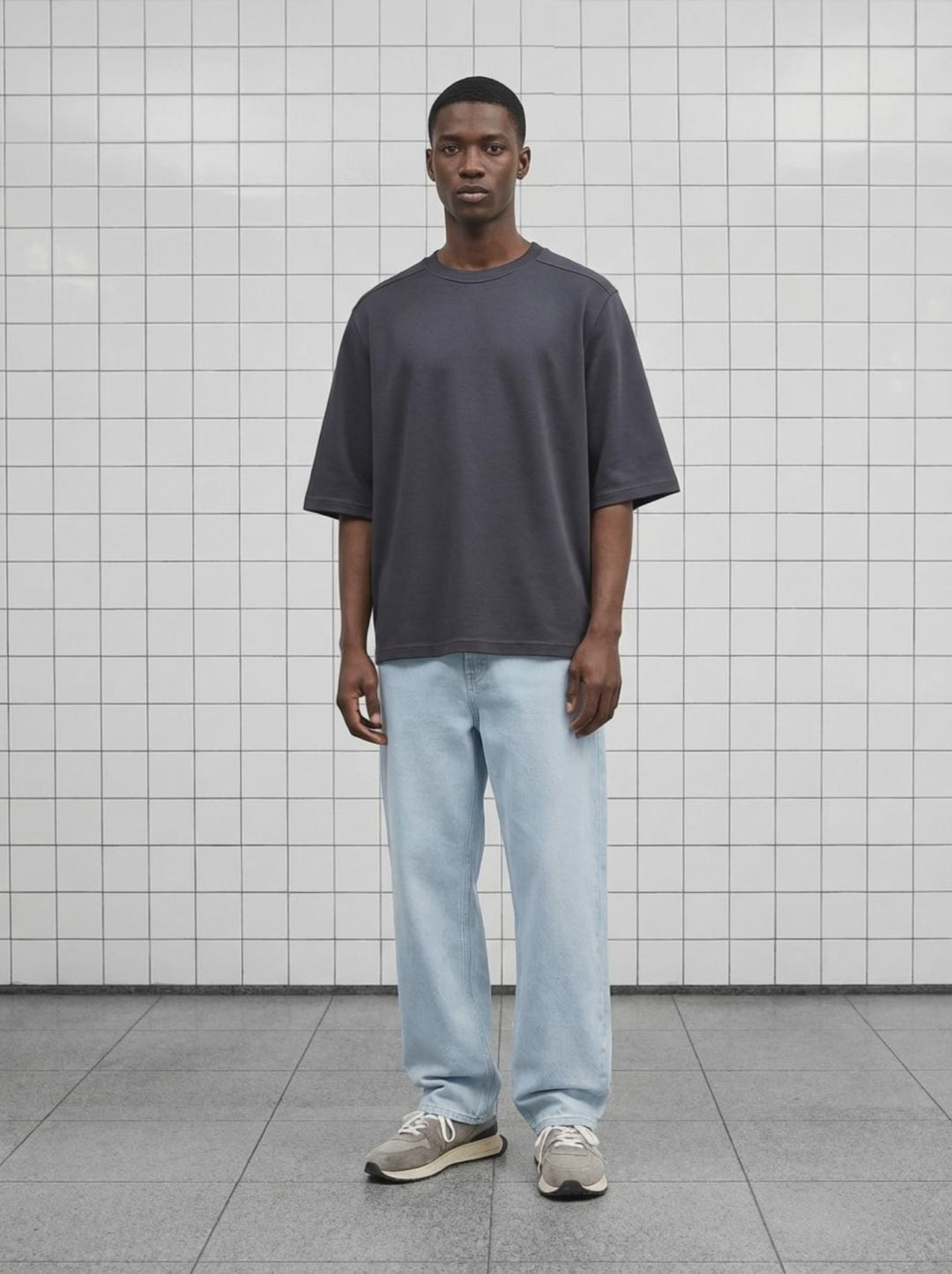 T-Shirt: Pure Unisex · Oversized | Vintage Black